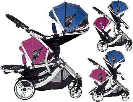 double travel pram