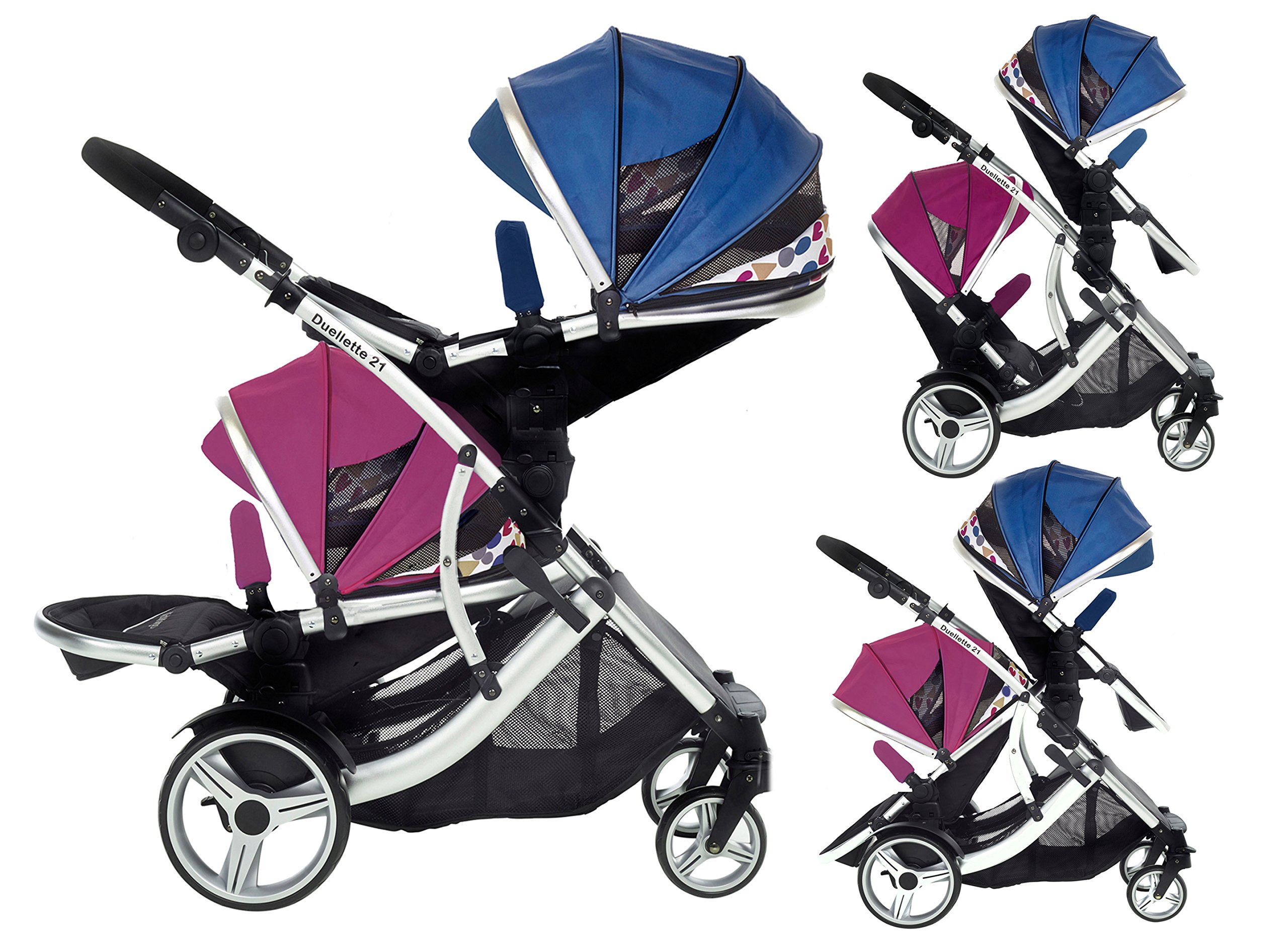 duellette double pram