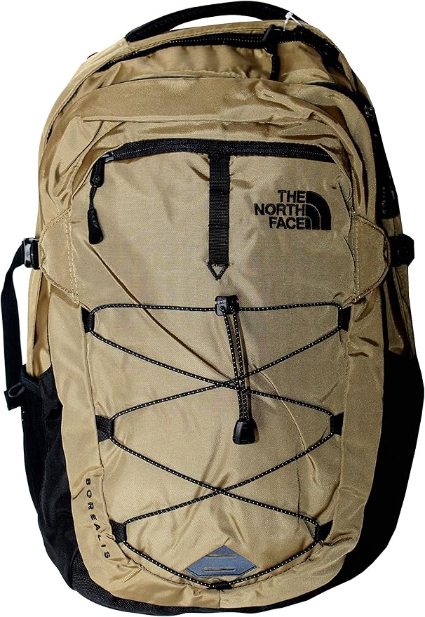 tan north face backpack