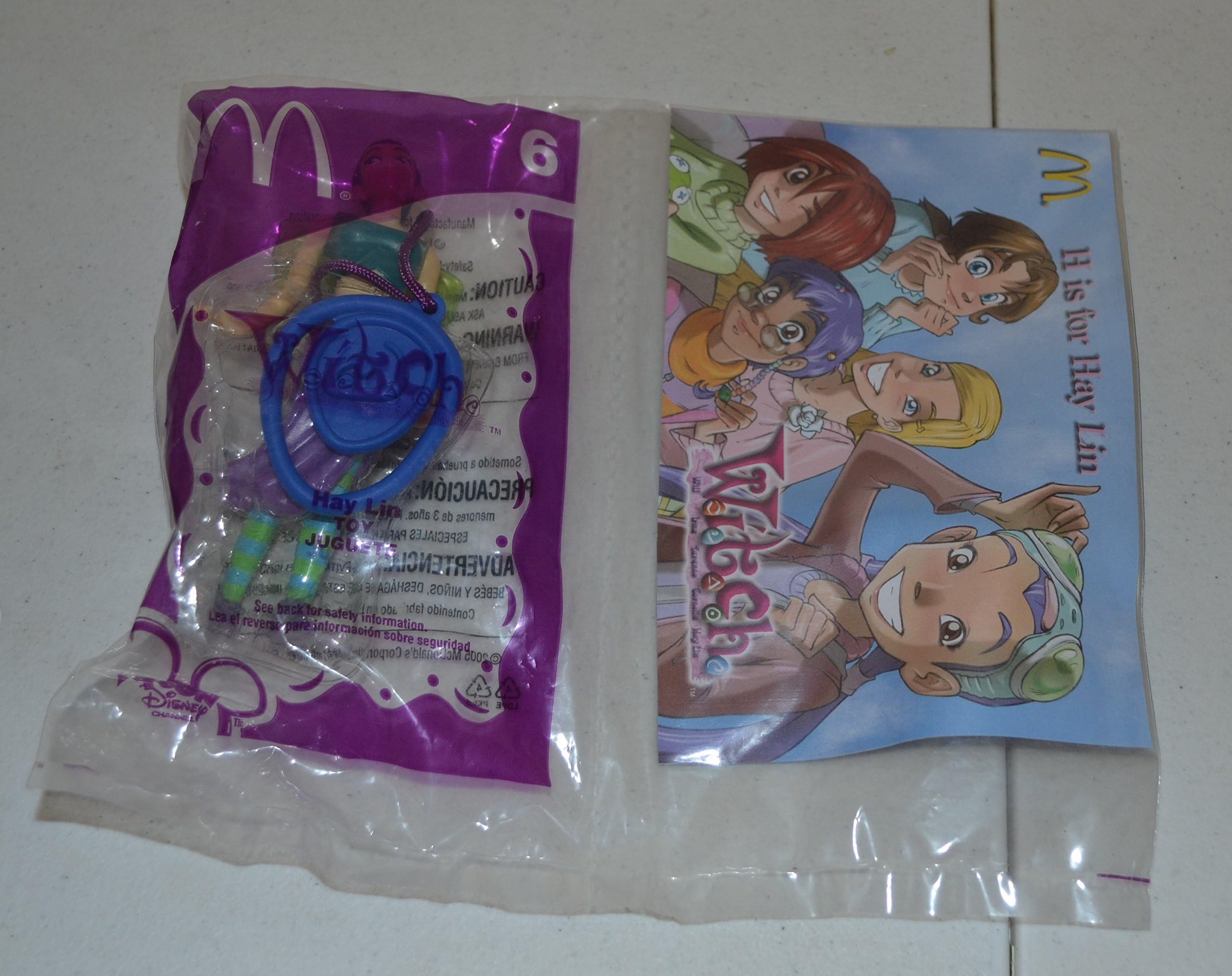 Mcdonalds W.i.t.c.h Hay Lin #6 Toy From 2005