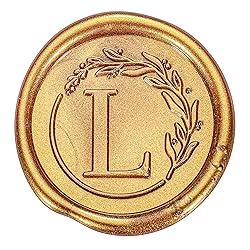 Yoption Letter Wax Seal Kit, Vintage Initial