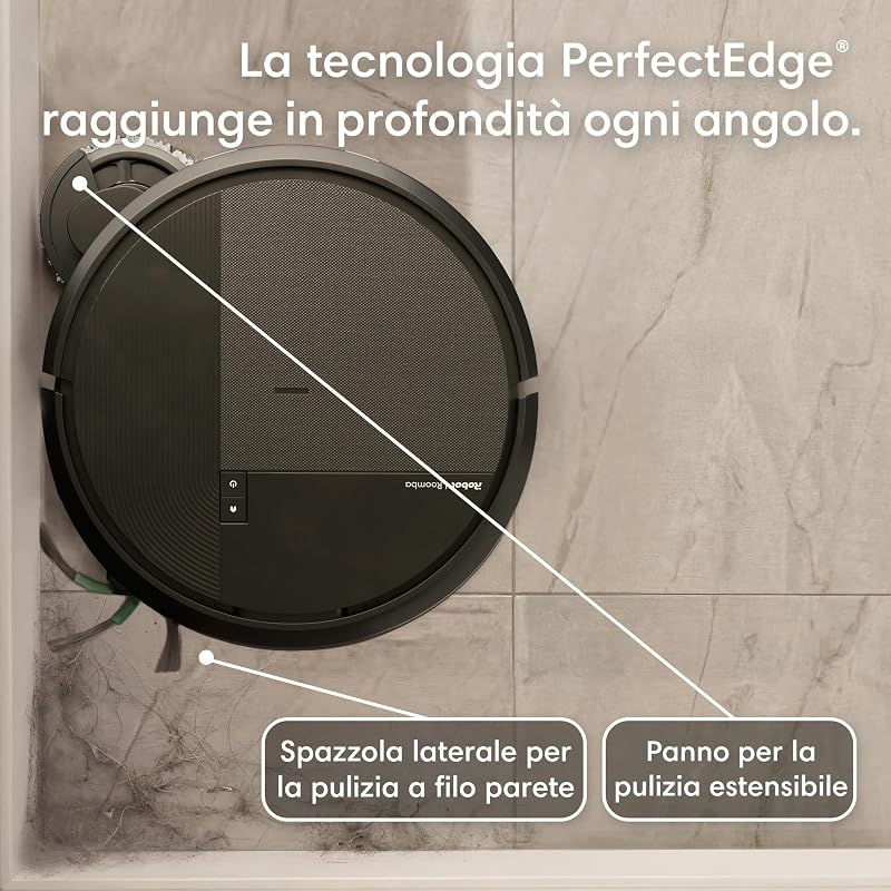 Roomba® Plus 576 Combo robot aspirapolvere lavapavimenti, 25.000 Pa