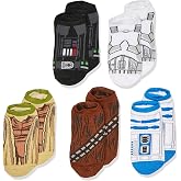 STAR WARS Boys 5 Pack No Show Socks