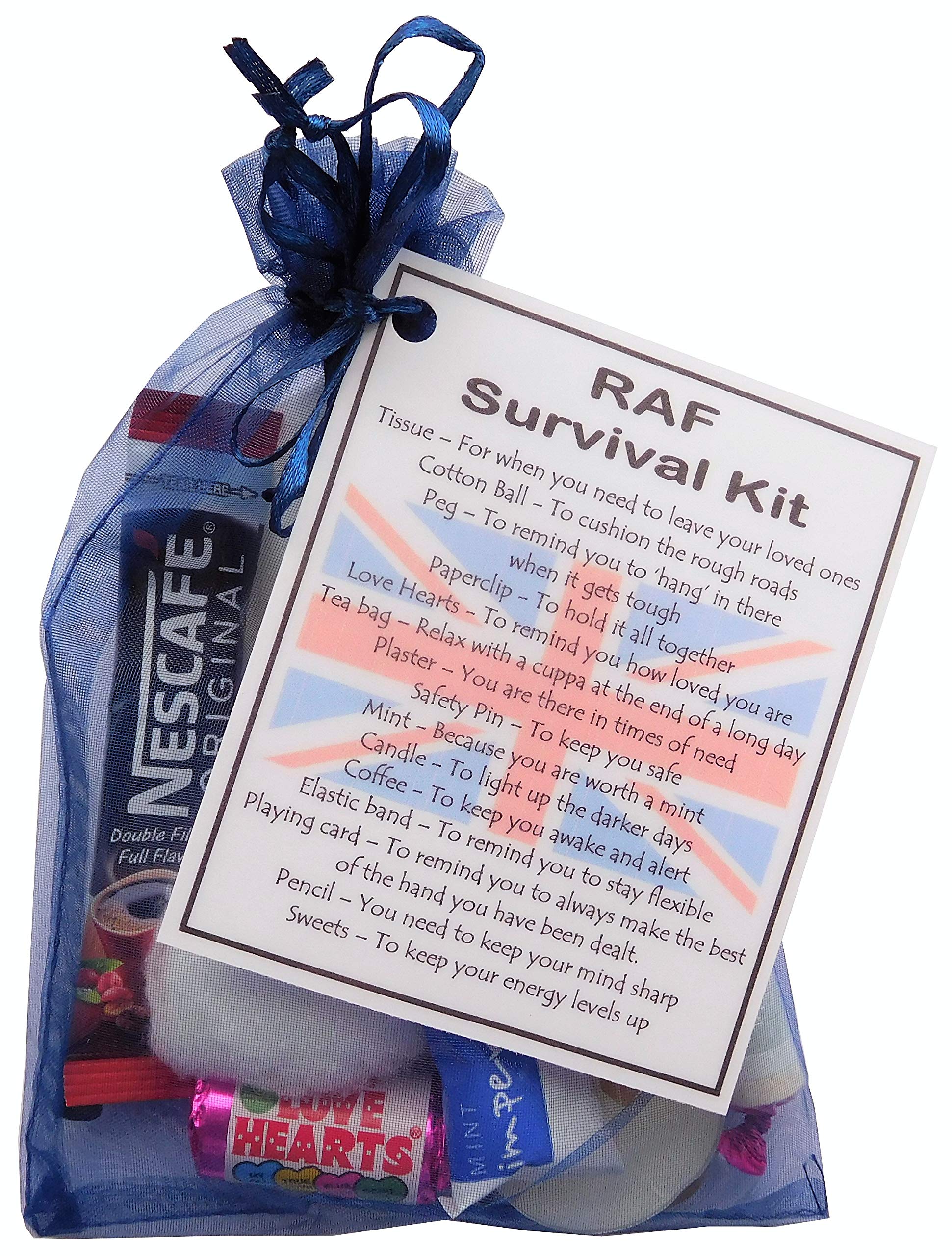 SMILE GIFTS UK MILITARY/NAVY/ARMY/RAF Novelty Survival Kit Gift (RAF)