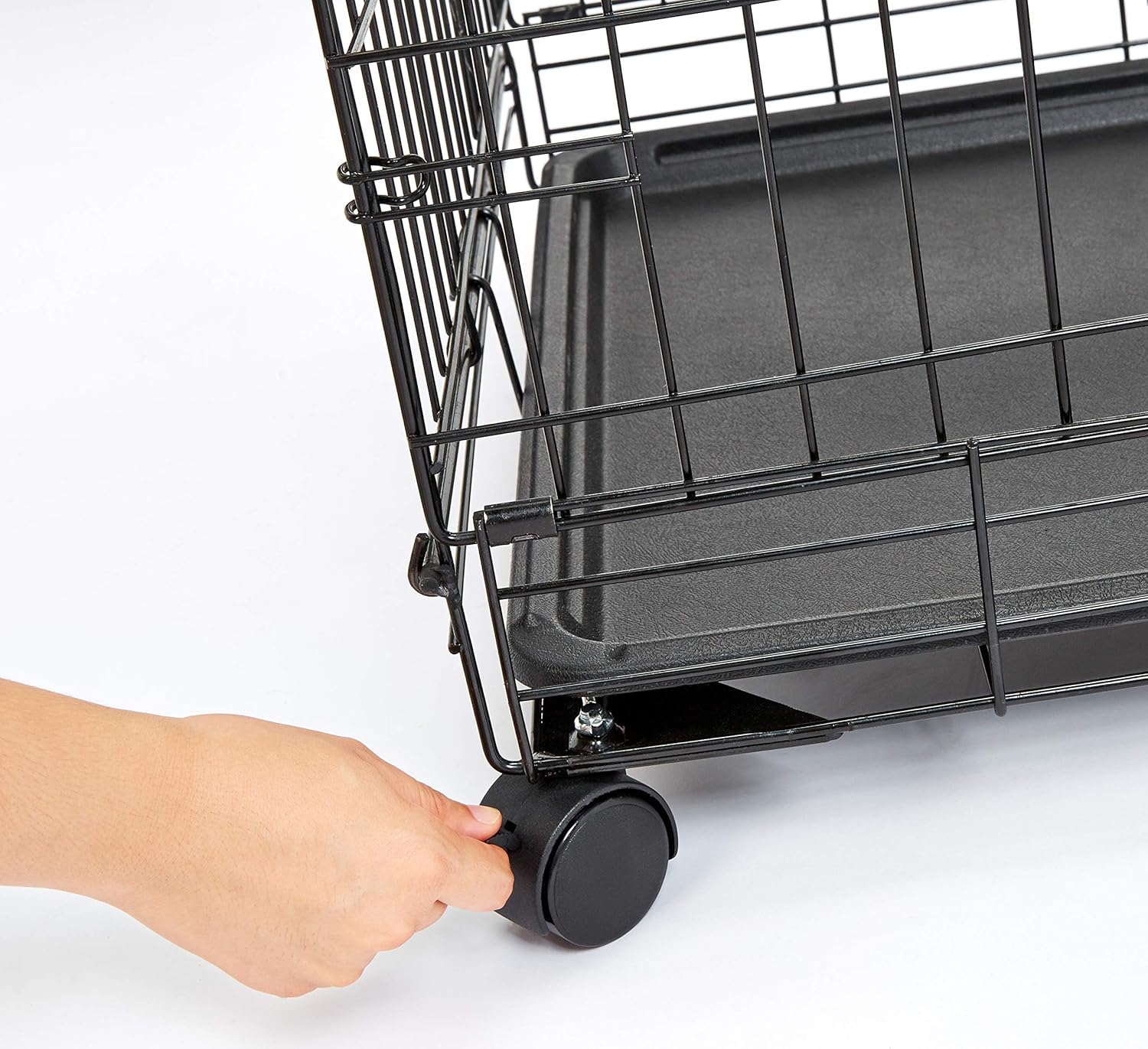 Basics Large 3-Tier Cat Cage Playpen Box Crate Kennel - 36 x 22 x 51 Inches, Black: Pet Supplies