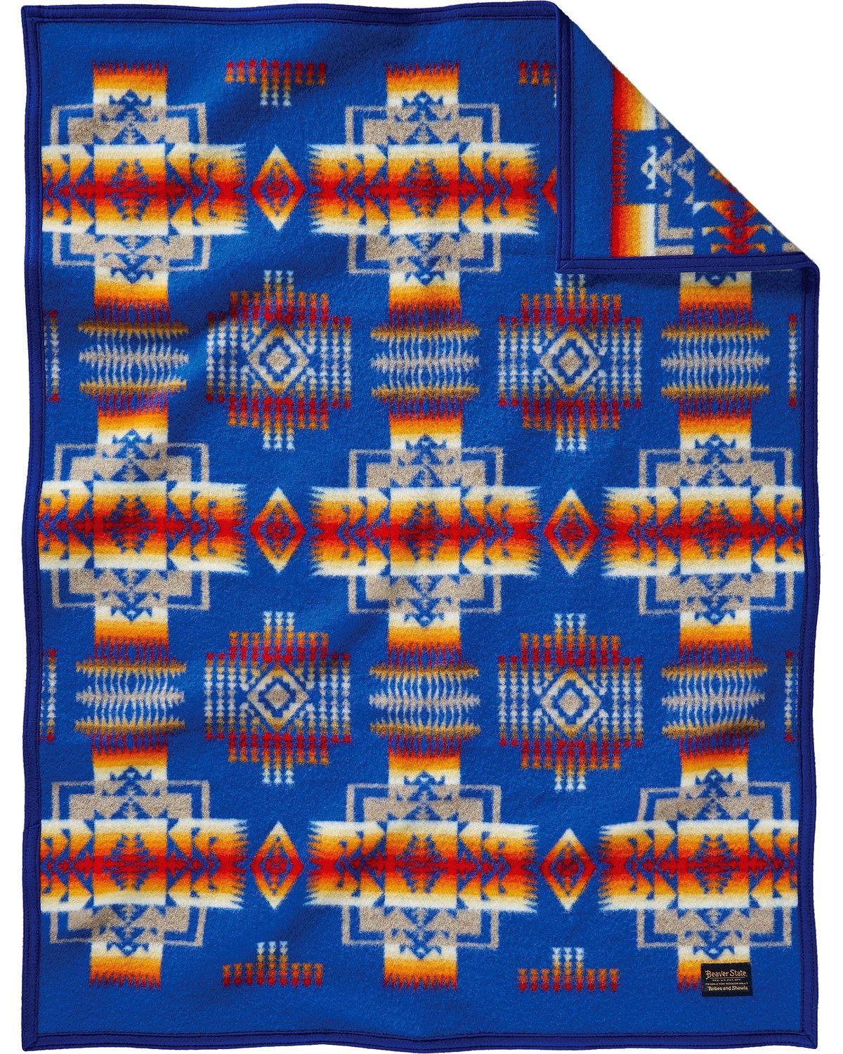 Pendleton Chief Joseph Crib Blanket, Navy Baby