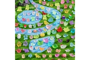 160pcs Mini Resin Animals Variety Tiny Animals Figures Miniature Little Small Figurines Bulk for Micro Fairy Garden Landscape