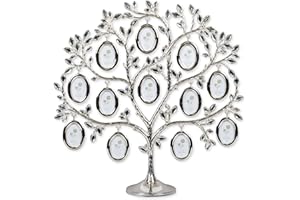 Roman Giftware Inc., Caroline Collection, Family Reunion Gift, 12" H Family Tree with 12 Photo,Religious, Inspirational, Durable (2x12x12)