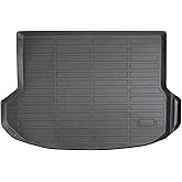 RWYSSYTF Trunk Liner for Kia Seltos 2024-2026 Without Subwoofer 3D Custom Fit All-Weather TPE Material Waterproof Car Cargo Liner Mat, Black