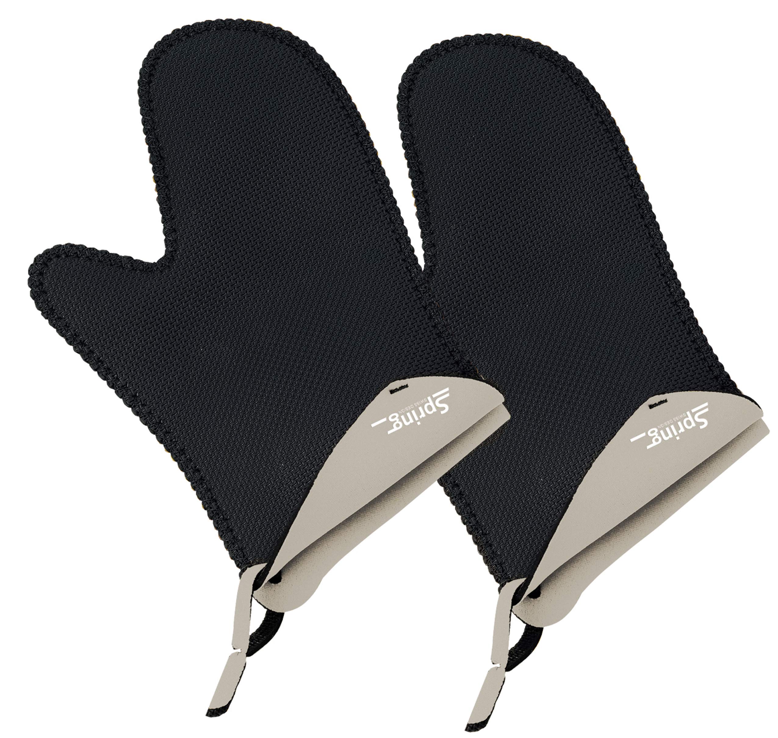 Spring Grips 2094055802 Oven Gloves, Short, 1 Pair Grey