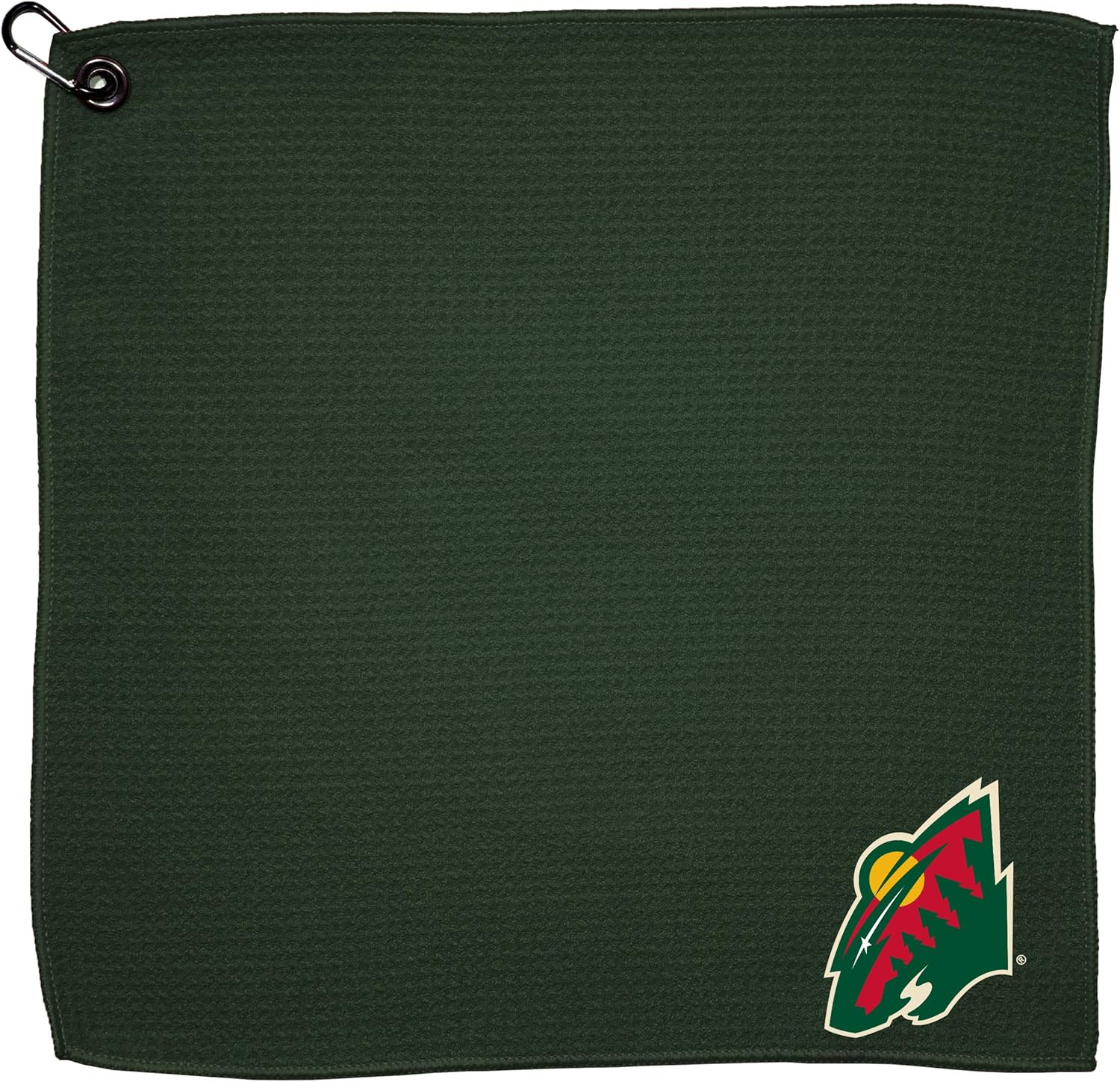 Team Golf NHL Minnesota Wild 15x15 Golf Towel with Carabiner Clip, Premium Microfiber with Deep Waffle Pockets, Superior Water Absorption and Quick Dry Golf Cleaning Towel : Sports & Outdoors