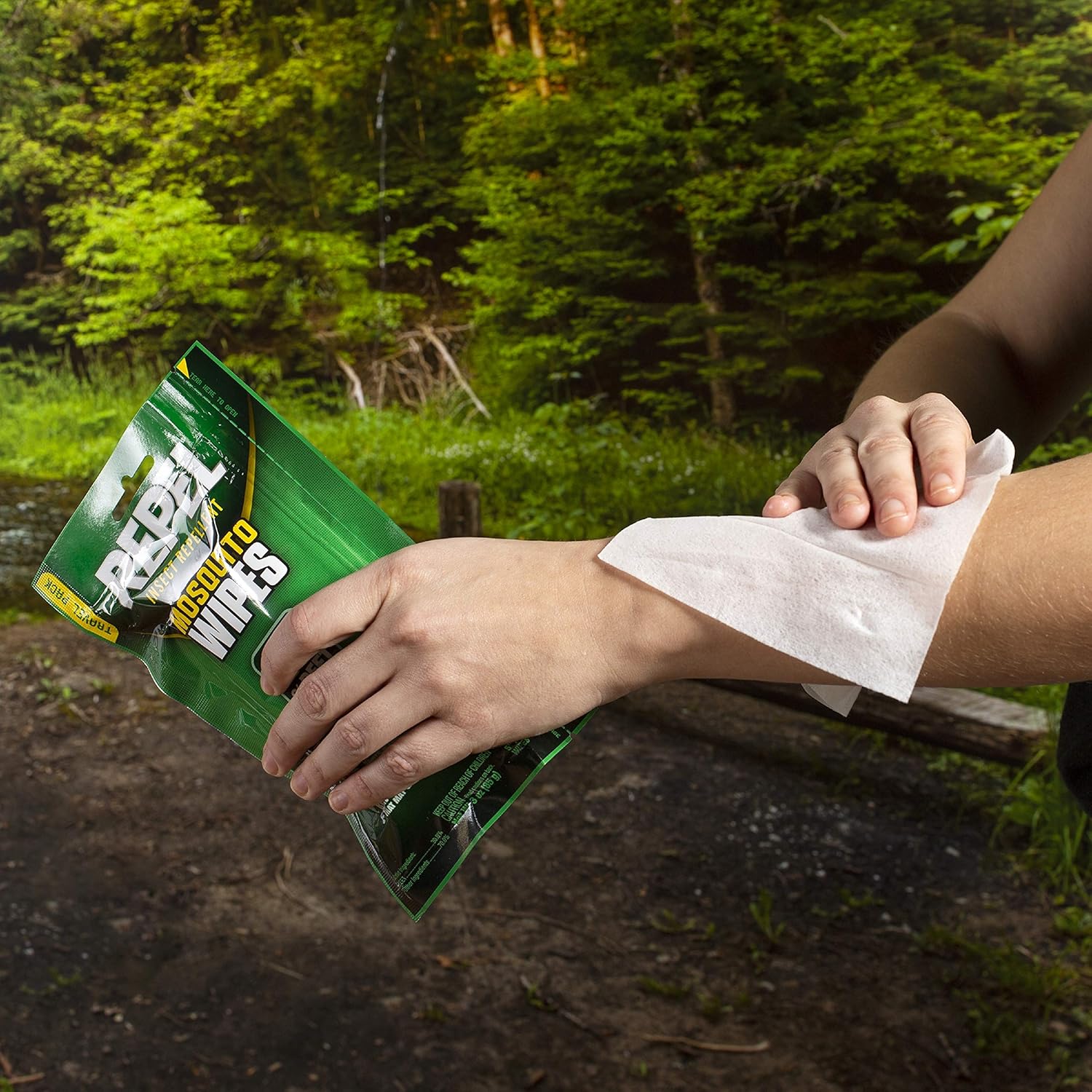 Repel 94100 Insect Repellent Mosquito Wipes 30% DEET, 15-Count: Industrial & Scientific