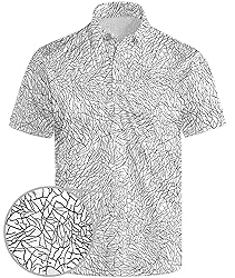 Anhlfyu Golf Polo Shirts for Men Moisture Wicking
