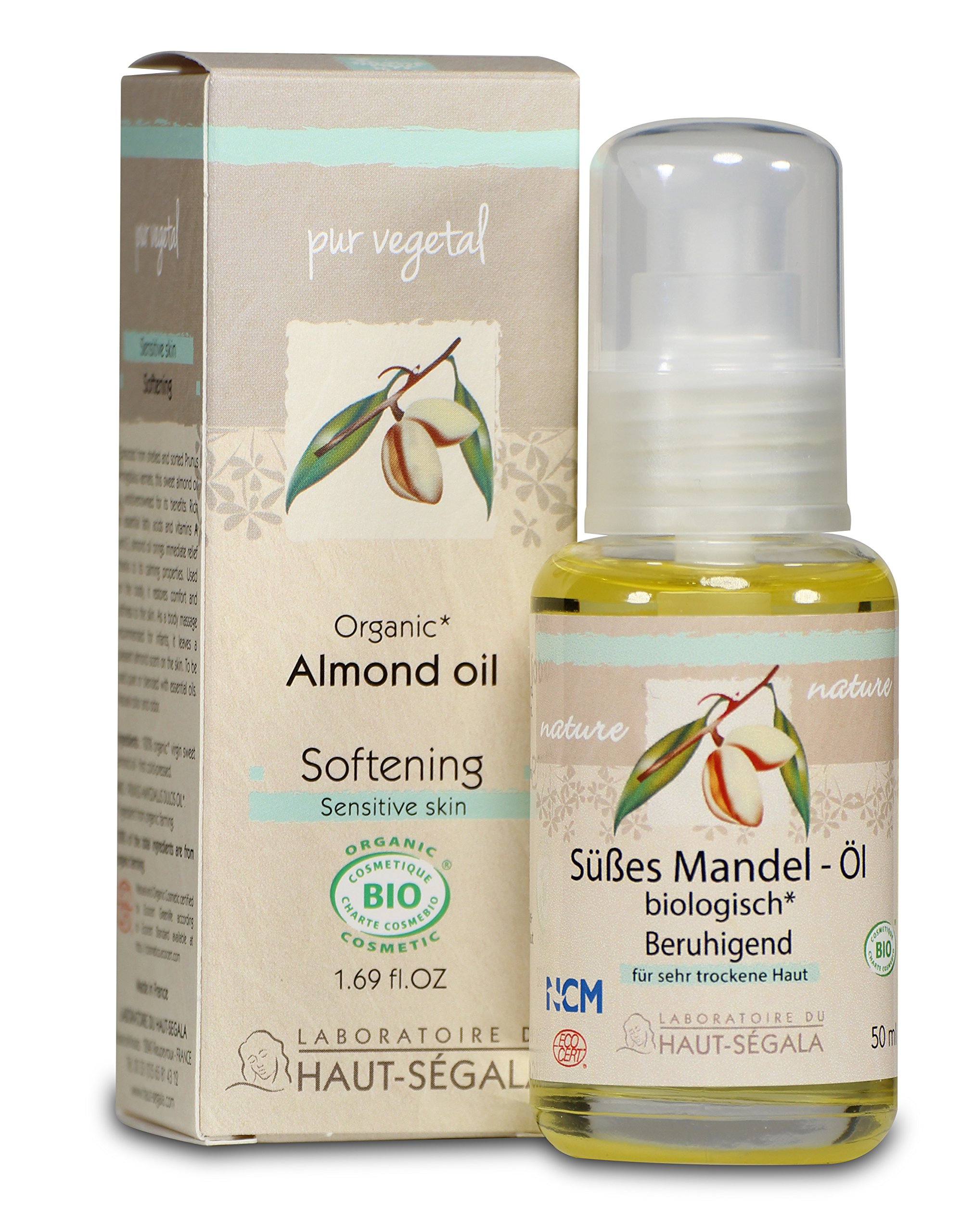 Laboratoire du Haut-Ségala Organic Sweet Almond Oil 100ml