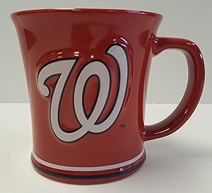 The Memory Company Washington Nationals 15 oz Sculpted Ceramic Coffee Mug