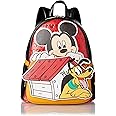 Loungefly: Disney - Mickey and Pluto Mini Backpack, Amazon Exclusive, Multicolor, (WDBK1784)