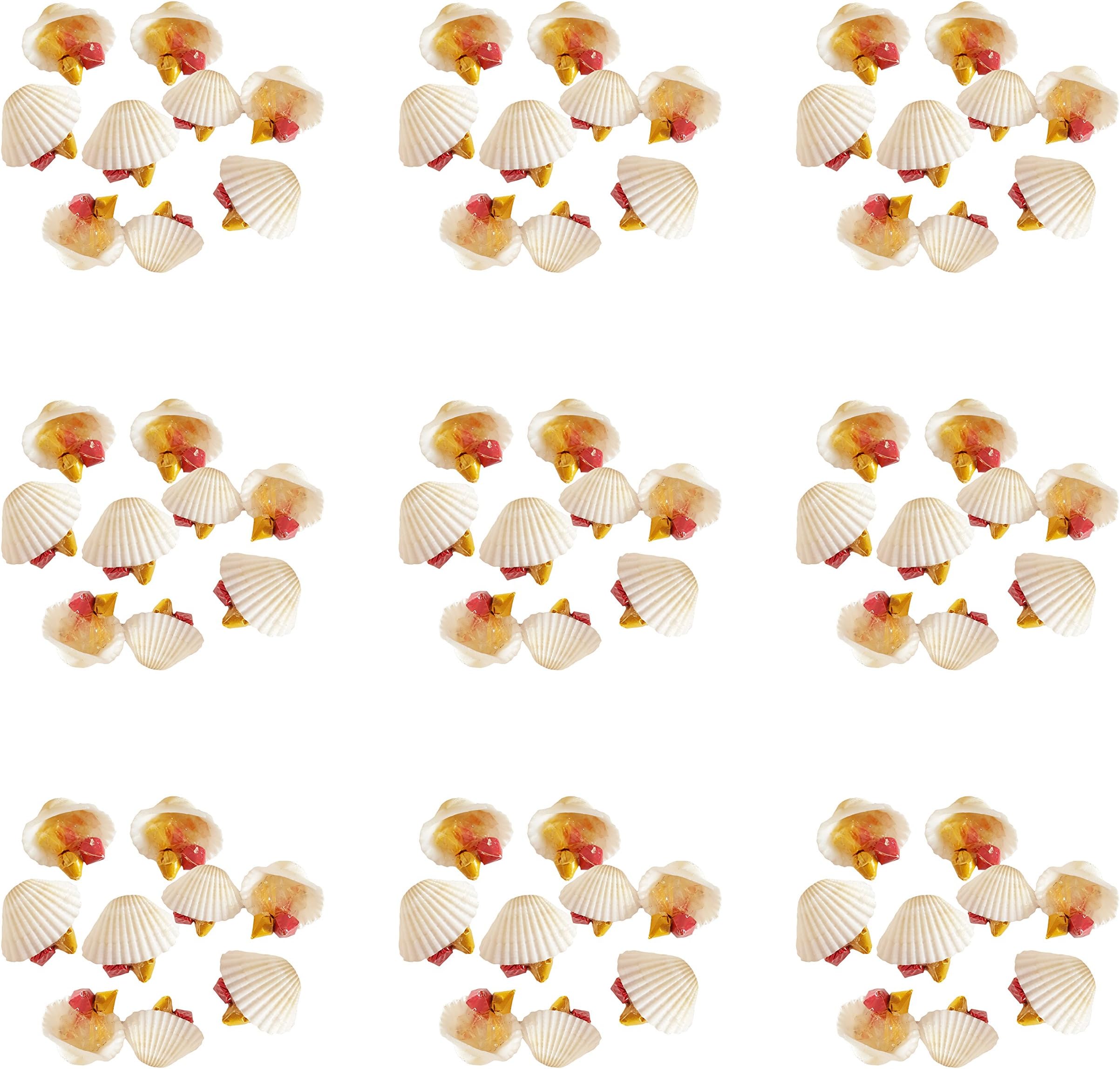 Trendy Lifestylez Haldi Kumkum Shell -Pack of 30