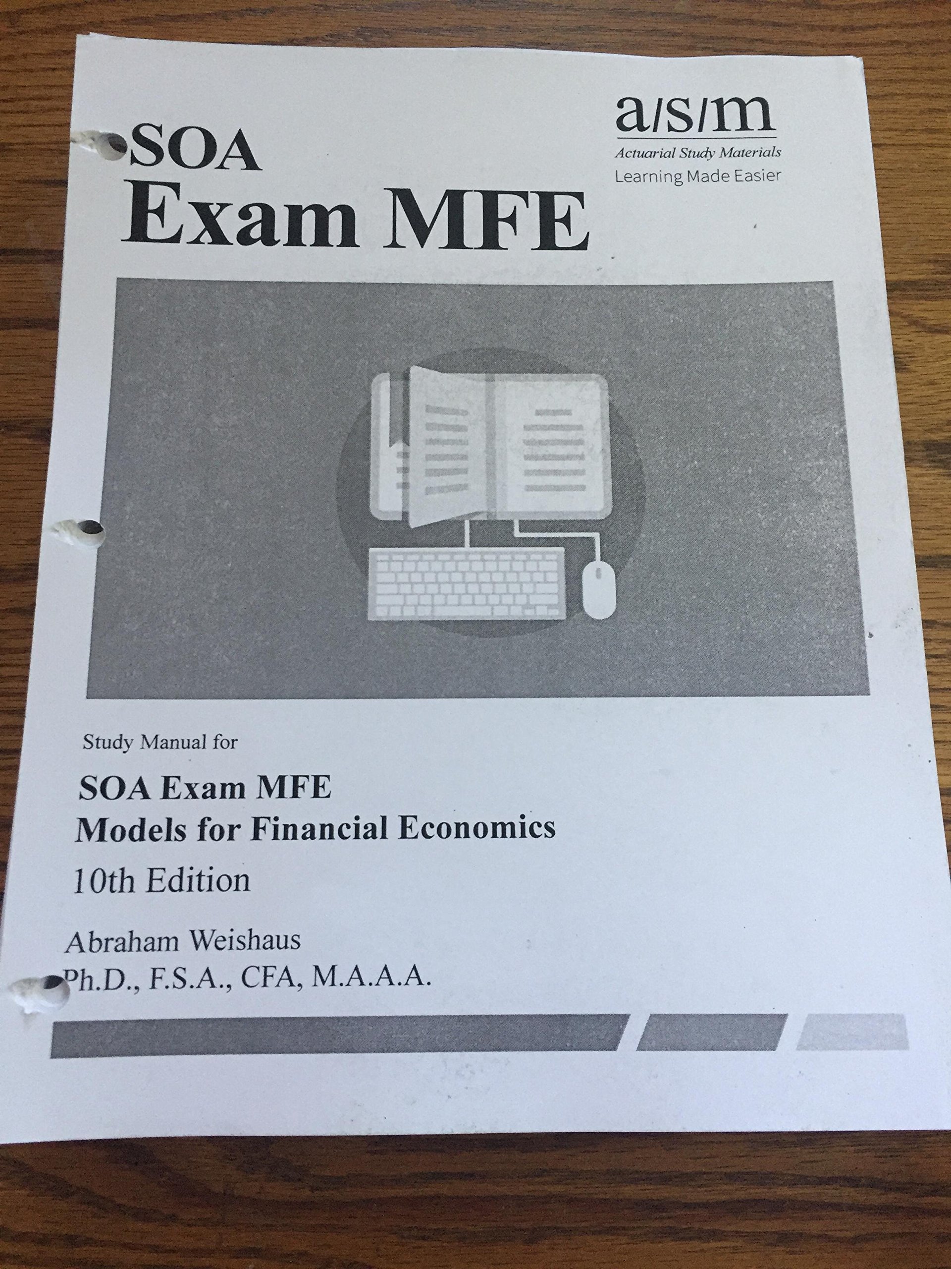 ASM MFE Study Manual (July 2017 and Later) Loose Leaf – 2017