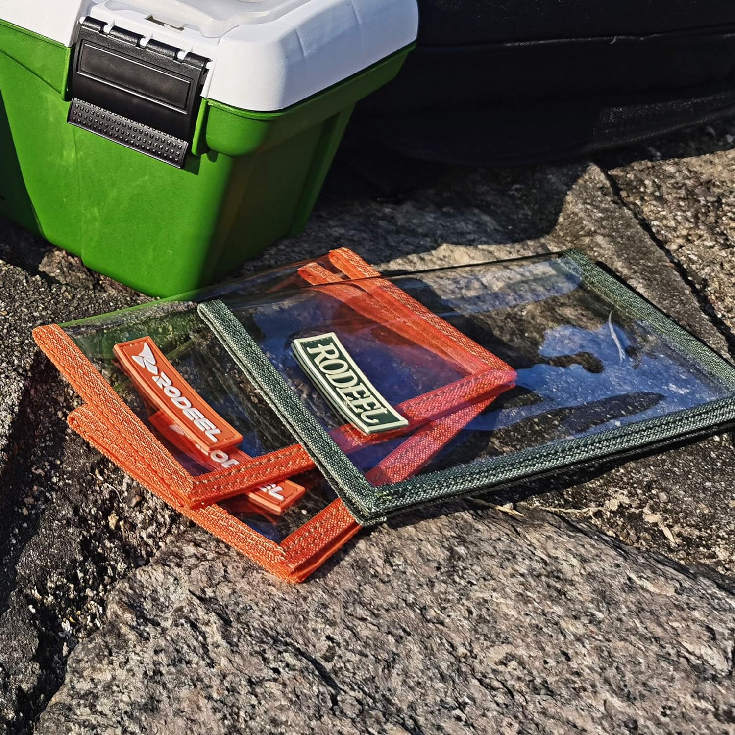 Rodeel Fishing Lure Wraps 4 Packs Clear PVC Lure Covers, with Hook Bonnets, Keeps Children, Pets and Fishermen Safe from Sharp Hook, Large Size: 8.5" x 4.4"，Medium Size: 7" x 3.8" : Sports & Outdoors