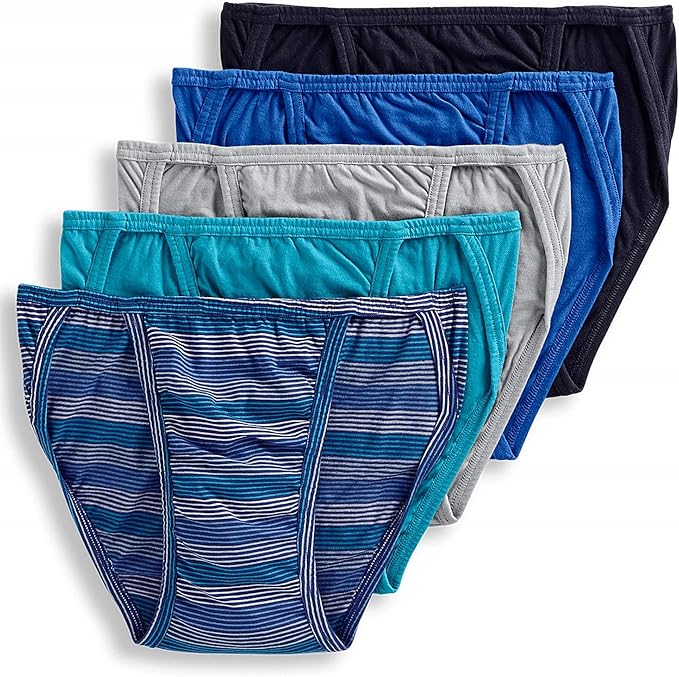 Jockey Life 5Pack Men's 24/7 Comfort Cotton String Bikinis Assorted