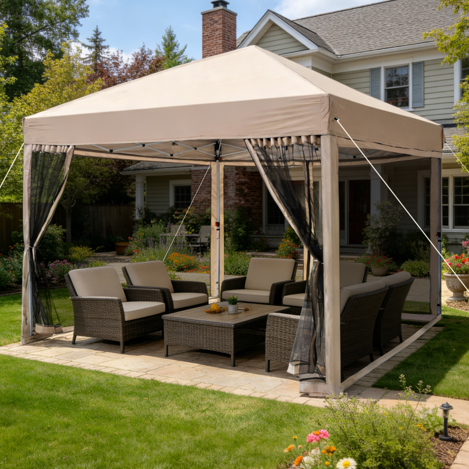 Havzeno 8x8 Pop Up Canopy with Mosquito Netting Review: Portable Outdoor Shelter image 24