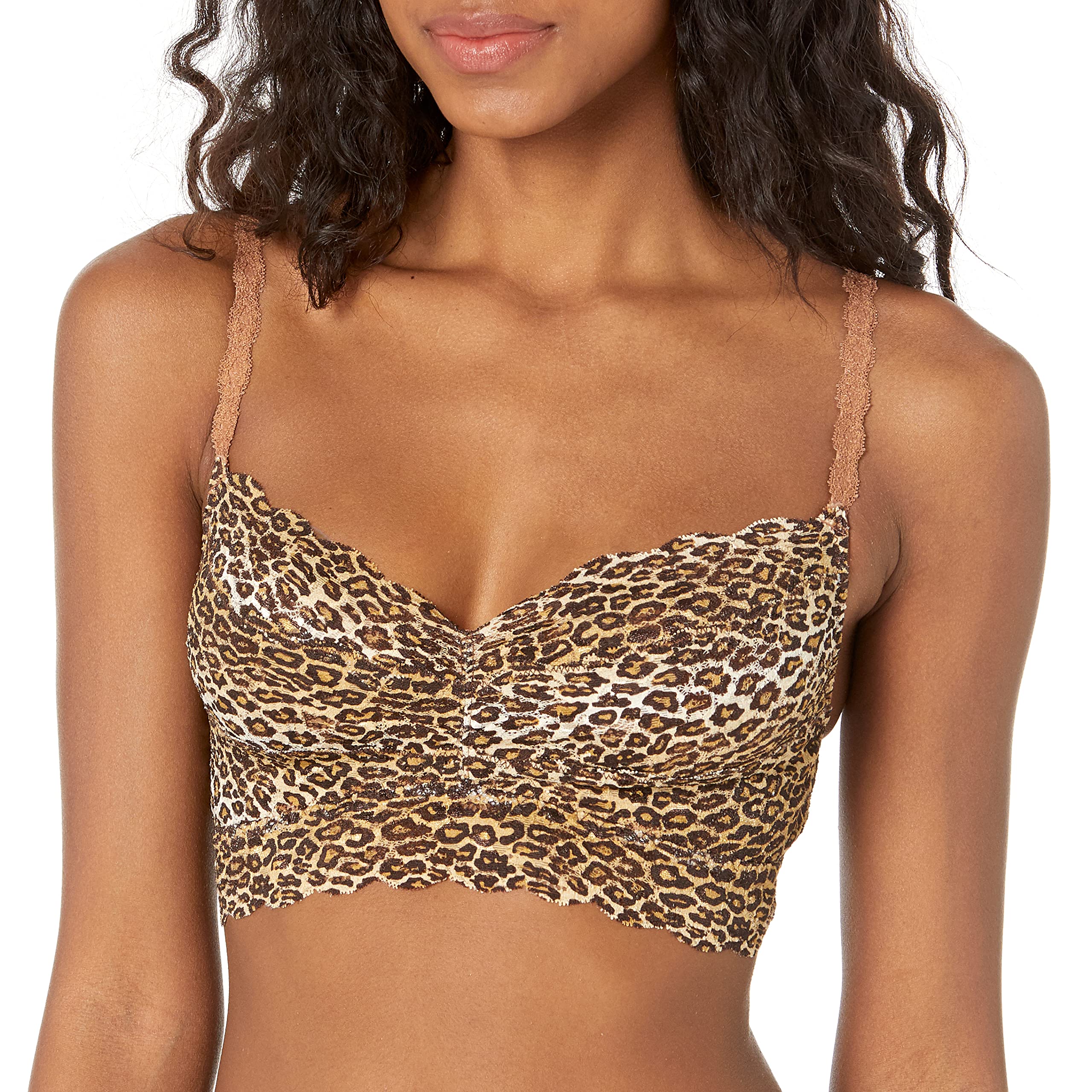 Cosabella Women’s Say Never Printed Sweetie Bralettet, Neutral Leopard, Small