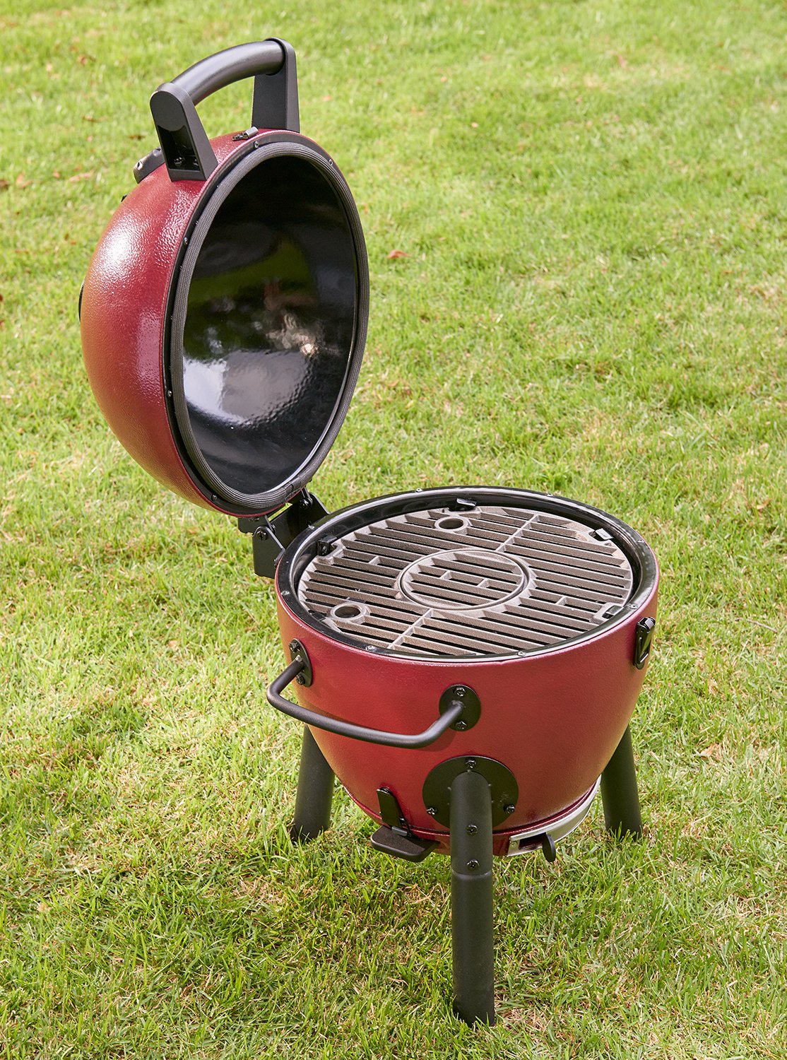 Char-Griller E06614 AKORN Jr, Red Charcoal kamado Grill