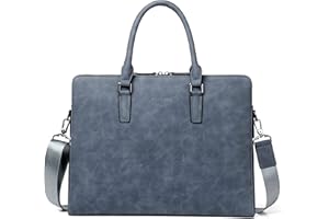 FSD.WG FSD. WG Business Bag Leather Messenger Bag Water Resistant Business Travel Briefcase Handbag Briefcase for Men