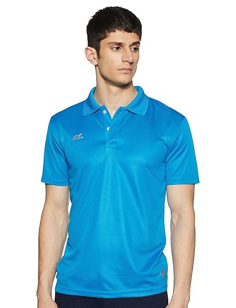 aqua blue polo t shirt