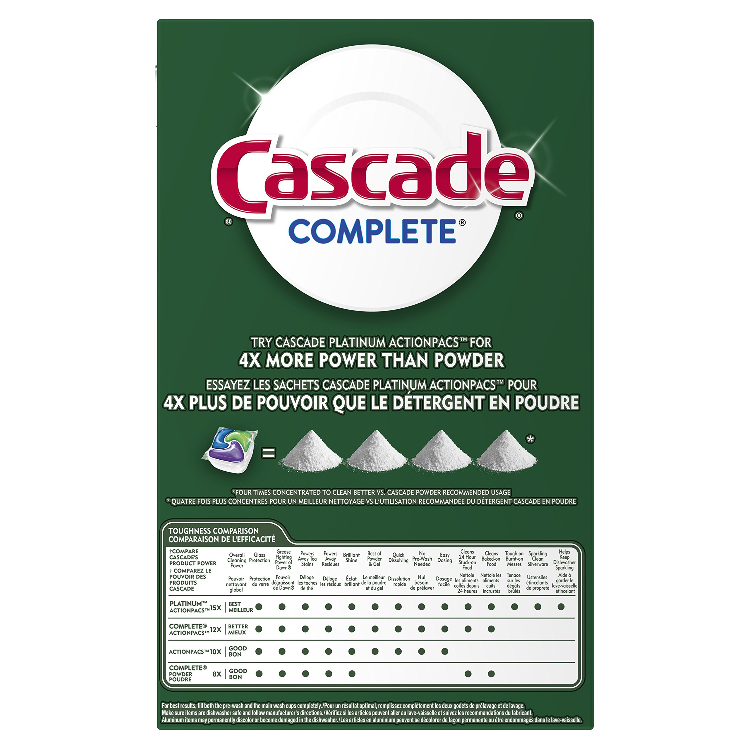Cascade Complete Powder Dishwasher Detergent, Fresh Scent, 75 Oz Buy