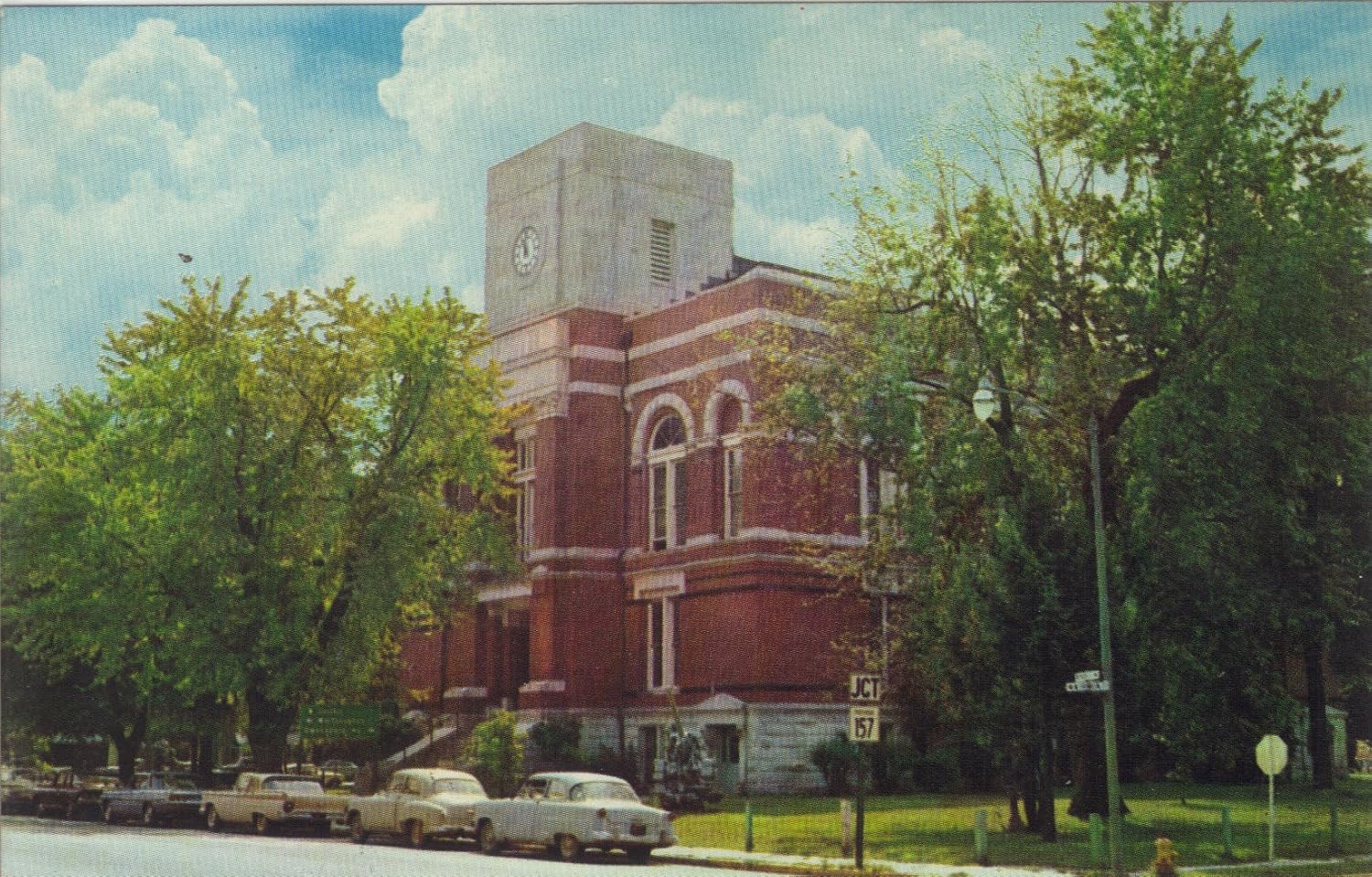 Greene County Courthouse Indiana Post Card 50's