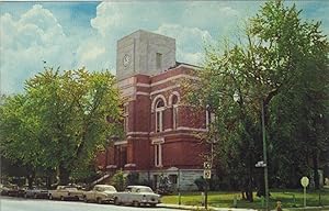 Greene County Courthouse Indiana Post Card 50's