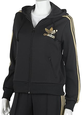 trainingsanzug adidas damen schwarz gold