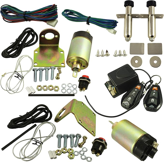 New 85 lb Shaved Handle Door Popper Kit for 4 Door with 2