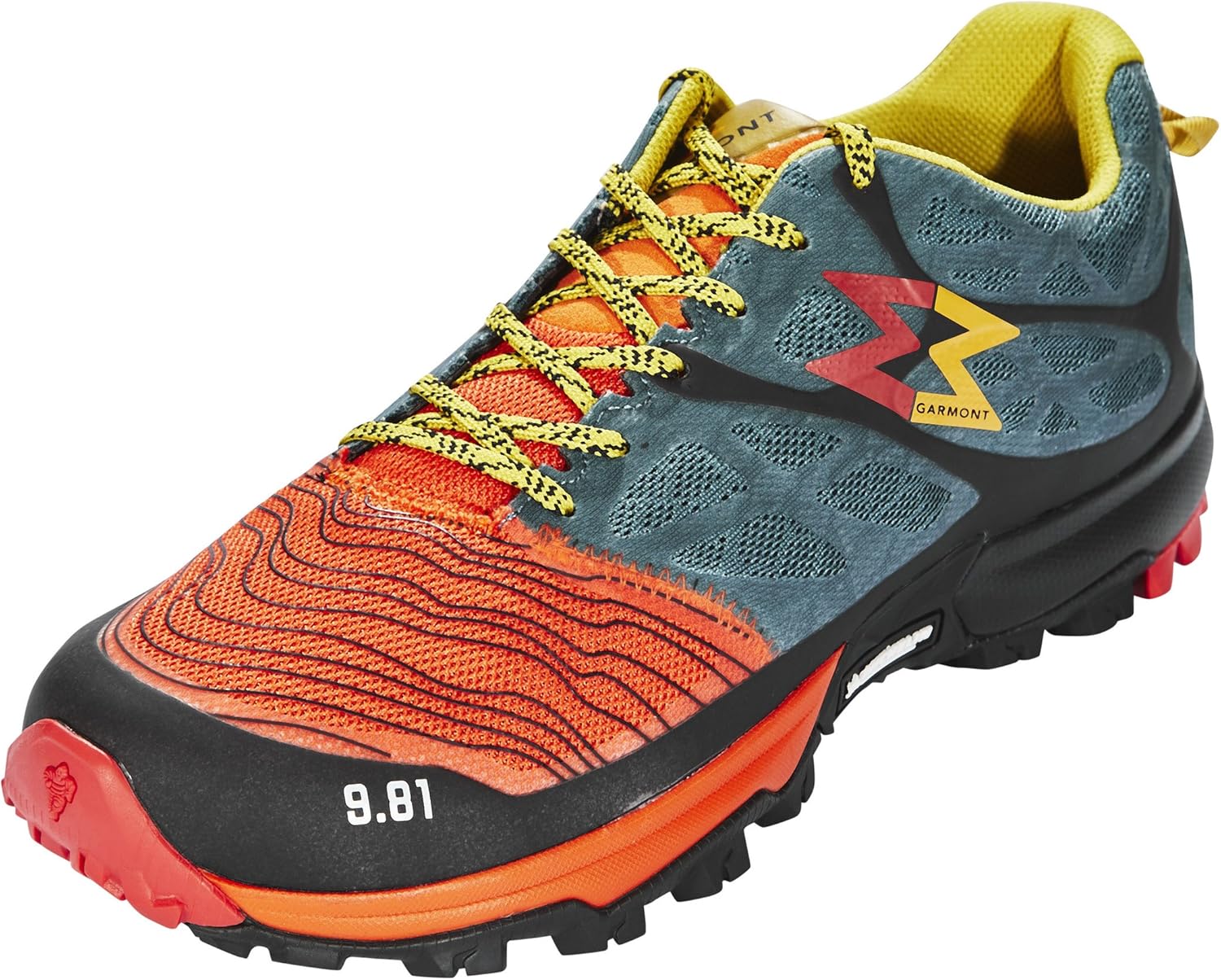 Garmont 9 81 Grid Trekking Shoes Orange Dark Gray Sport Boots Outdoor Amazon Co Uk Sports Outdoors