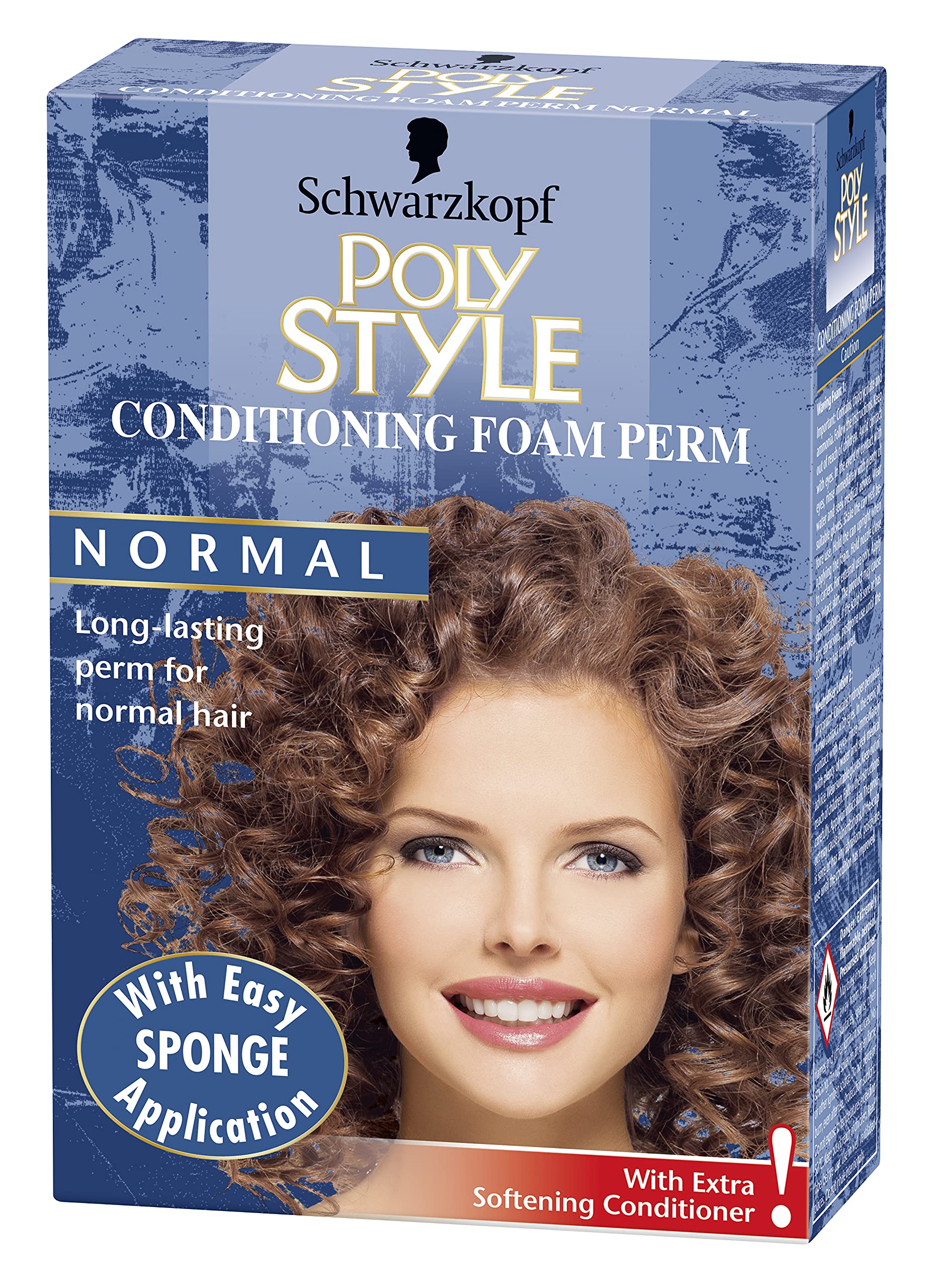 Schwarzkopf Poly Style Conditioning Foam Perm for Normal Hair - Pack of 3