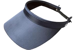 Glove It Classic Solid Coil Visor, Ladies Visor Hat, Sun Visor for Women, Golf Visor with Coil, Visor for Running, Tennis