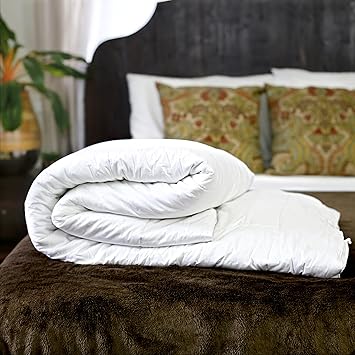 Silk Bedding Direct Mit Seide Gefüllte Bettdecke. Kontinental Queen Size. Sommergewicht. 100% Maulbeerseide. Hypoallergen. 24