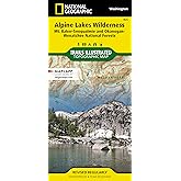 Alpine Lakes Wilderness Map [Mt. Baker-Snoqualmie and Okanogan-Wenatchee National Forests] (National Geographic Trails Illustrated Map, 825)