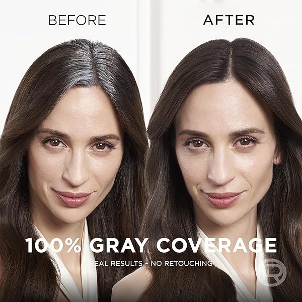 L’OREAL PARIS ROOT COVER UP TEMPORARY GRAY CONCEALER SPRAY, HAIR COLOR SPRAY WITH FILLING & THICKENING COVERAGE, DARK BROWN, PACKAGING MAY VARY