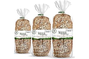 LOWCARB AVENUE Low Carb Avenue - Artisan Keto Bread | 7g Protein & 1g Net Carbs | Low Calorie, Vegan, Sugar Free | Fresh, Sliced, Multigrain Bread Loaf ((3 Pack (16 oz), Everything)