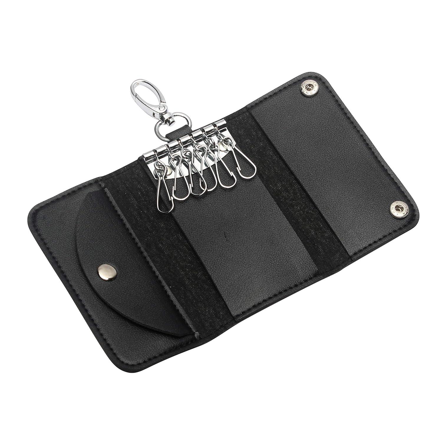 Instabuyz Leather 6 Key Hooks Unisex Keychain Wallet Amazon.in Bags