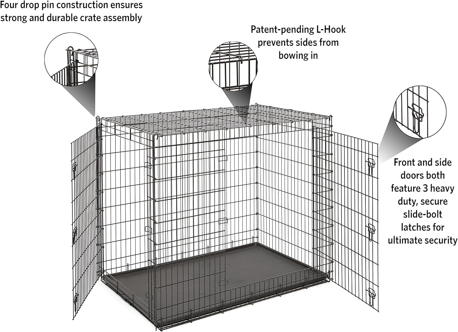 largest dog crates available