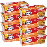 Minute Ready-to-Serve Chicken Rice Cups, Instant Rice, (8)-Count Pack | Single-serve (8.8)-ounce microwaveable rice cups, ready in 1 minute, chicken and herb flavored, gluten-free and non-GMO