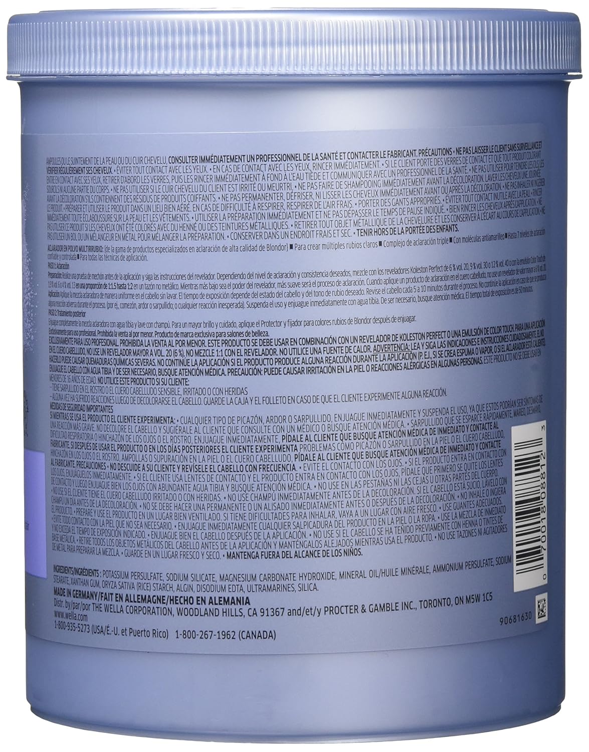 Wella Blondor Multi Blonde Powder Lightener 282 Ounce