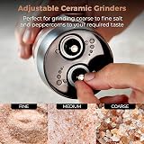 Tower Salt and Pepper Mills Battery Operated Rose Gold Black view 6
