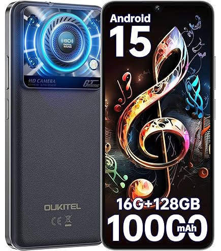 Amazon.com: OUKITEL Rugged Android 14 Phone, 64GB ROM + 128GB