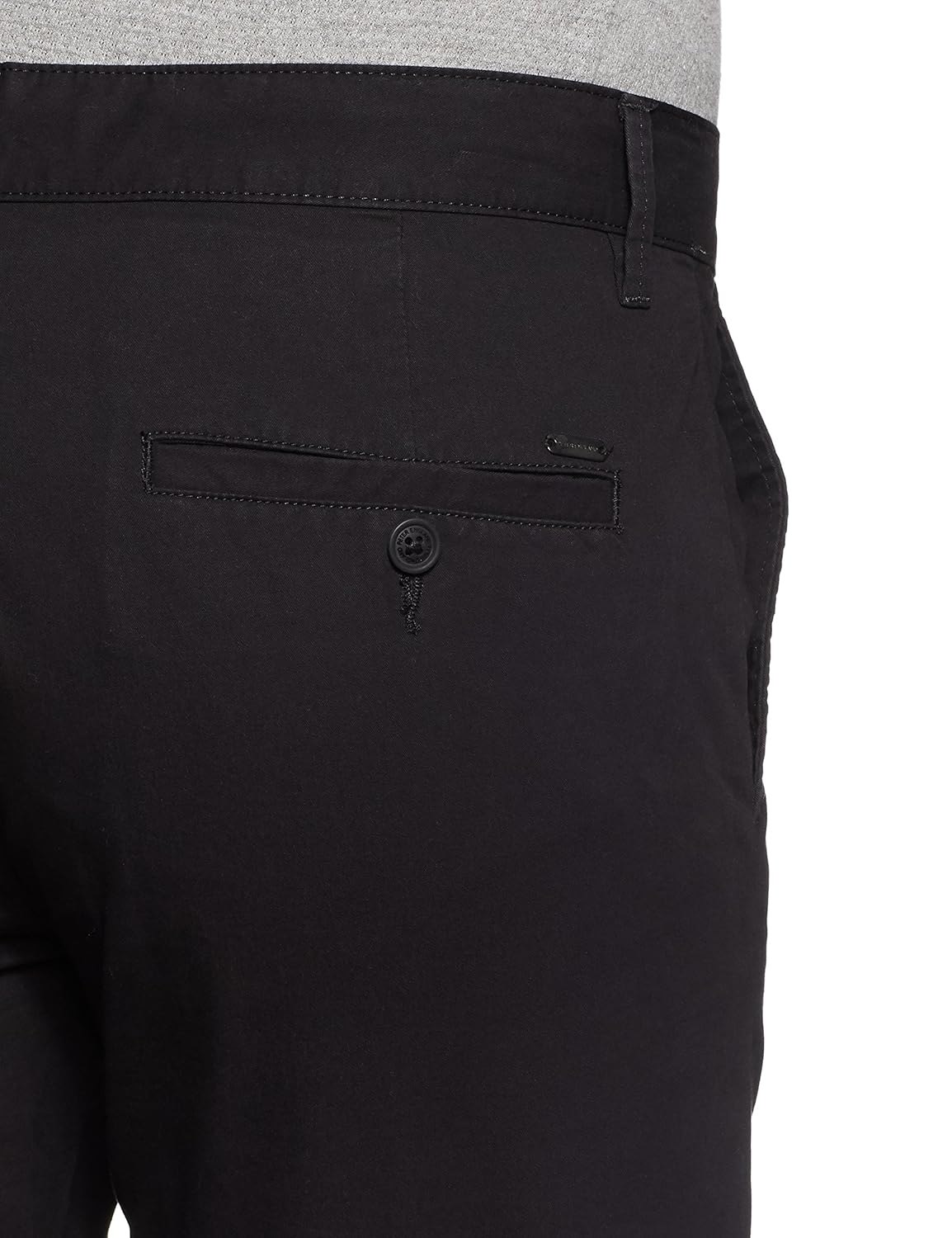 peter england men's slim fit casual trousers