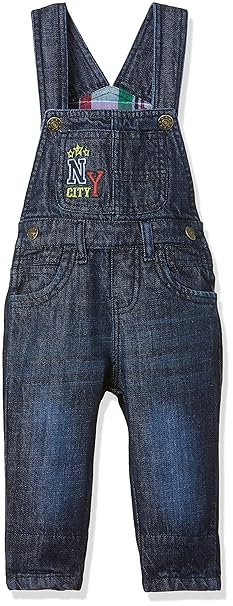 Baby Boys Regular Fit Cotton Dungaree