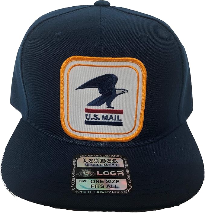 Shop4ums USPS hat Cap Vintage Mail Postal Service Cap Postman Navy